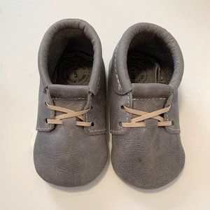 Freshly Picked Grey Oxford Moccs Size 5